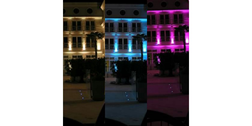 Φωτισμός LED εξωτερικού χώρου σε CLUB στο Βέλγιο
